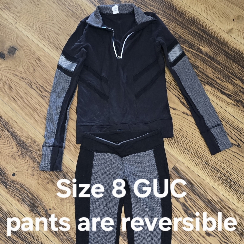 Ivivva by Lululemon for girls - jacket and leggings set